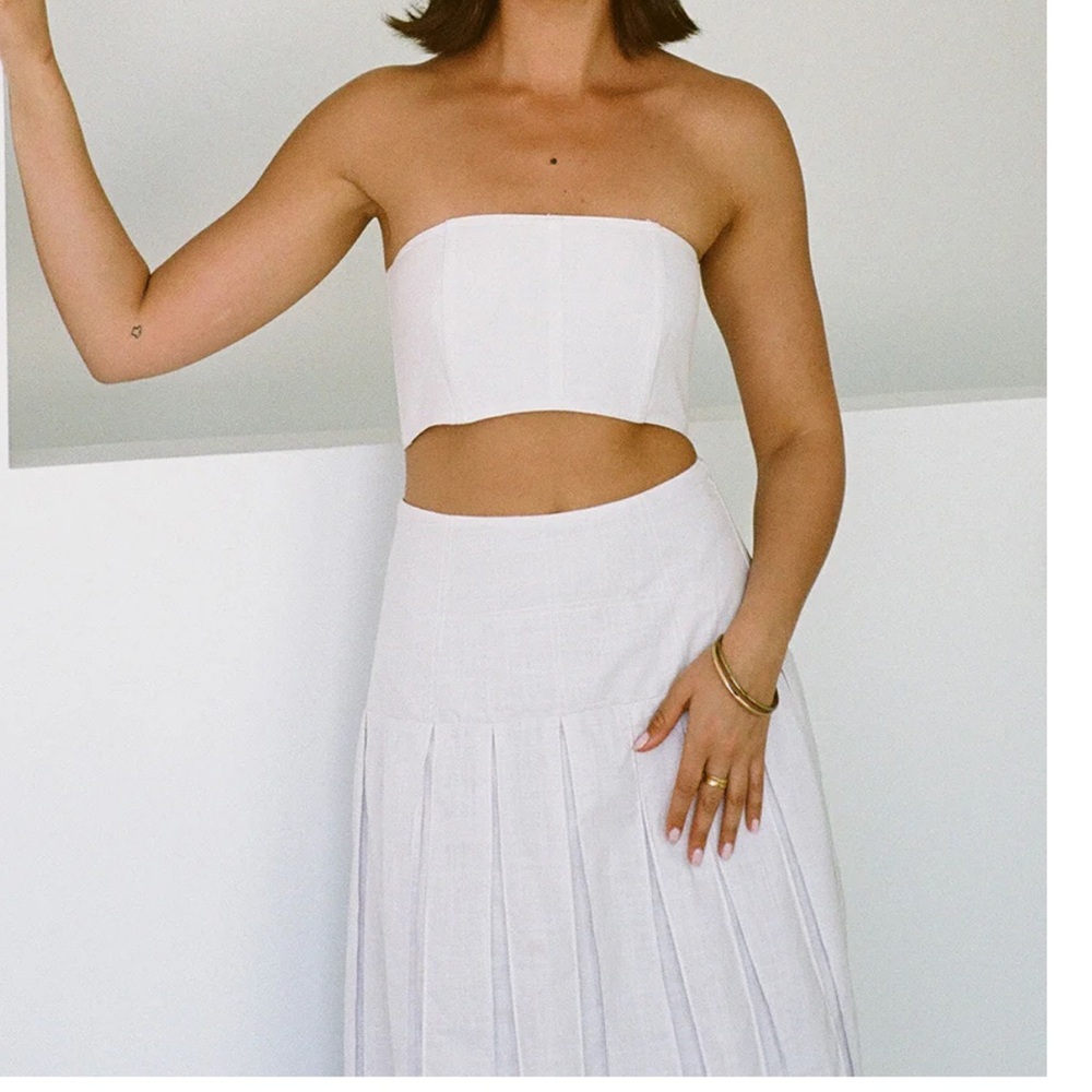 Sabo Skirt - Koralie Top - Lilac XS corset NWT